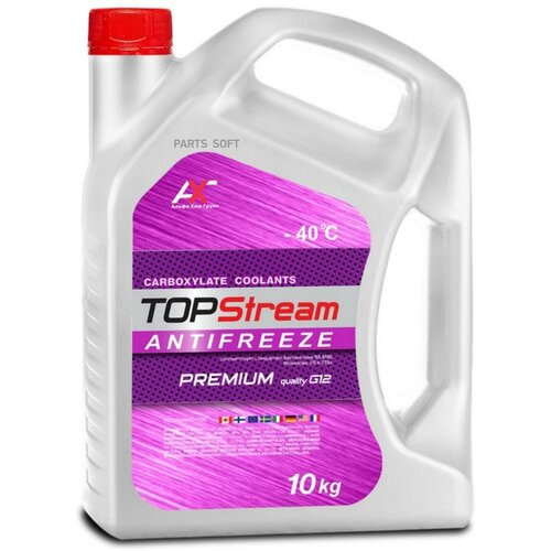 TOPSTREAM ATS00010 Антифриз TopStream Premium G12 10 л