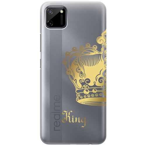 Силиконовый чехол с принтом True King для realme C11 / Рилми С11 силиконовый чехол с принтом true princess для realme c11 рилми с11