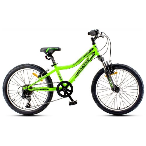фото Велосипед maxxpro steely 20 pro зелёно-серый