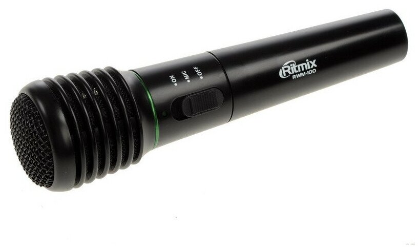 Вокальный микрофон (динамический) Ritmix RWM-100 black