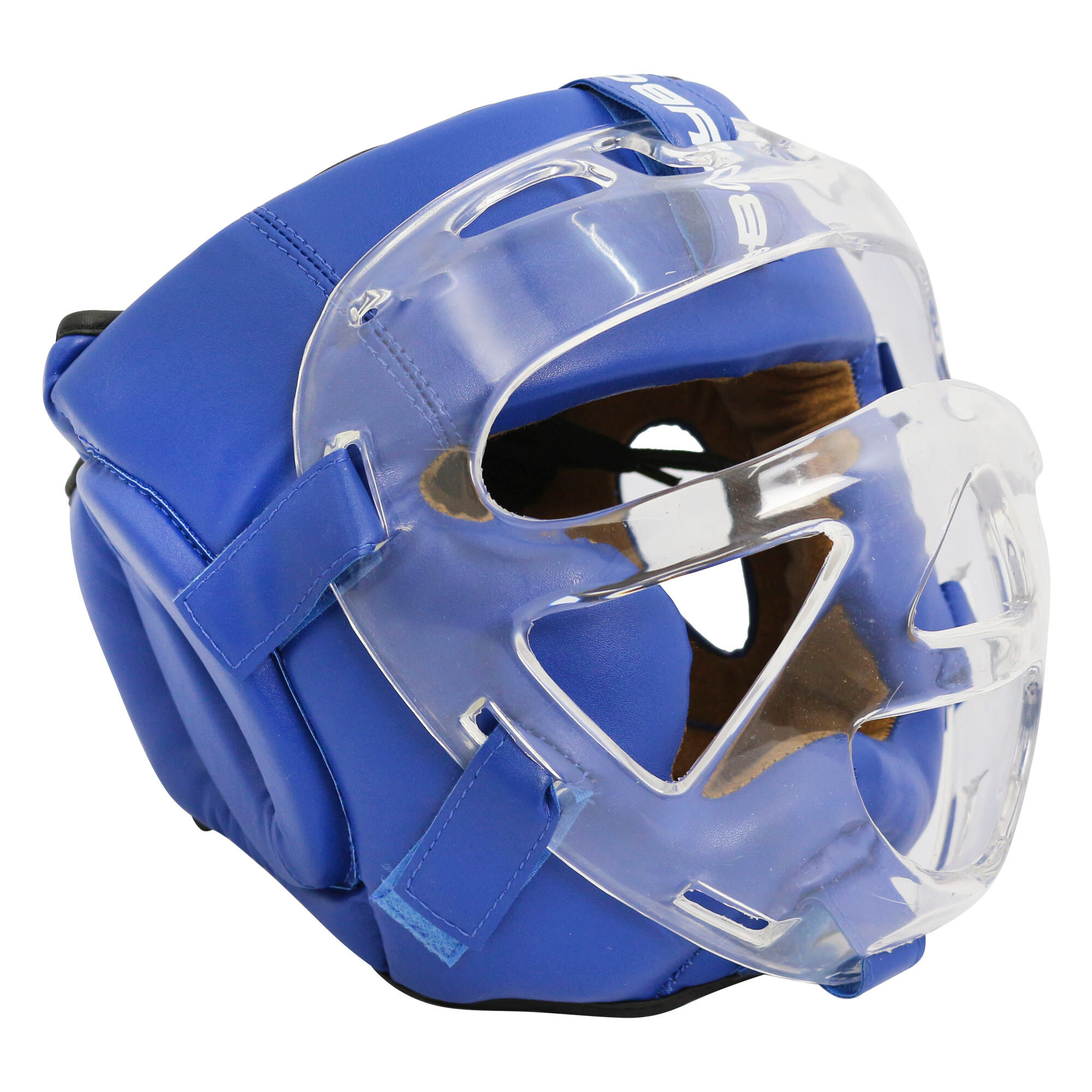Шлем с пластиковым забралом BoyBo Flexy BP2006 Синий S