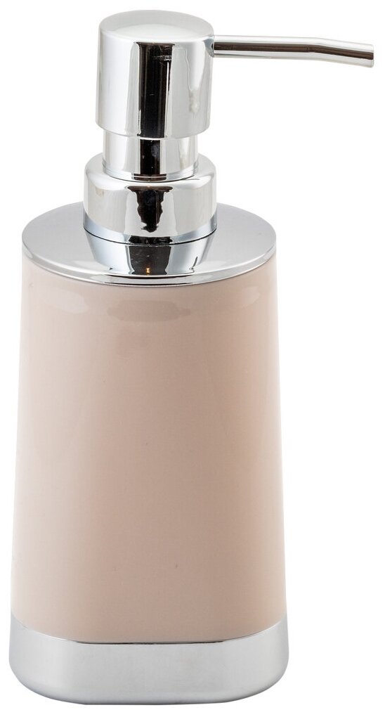 Дозатор для жидкого мыла Аквадекор Gloss, пластик, жемчужный