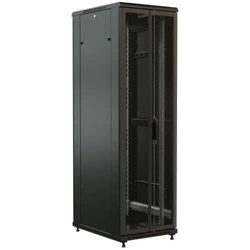 Шкаф серверный WRline WR-TT-2268-DD-RAL9004 22U черный дверь премьера 10 двустворчатая