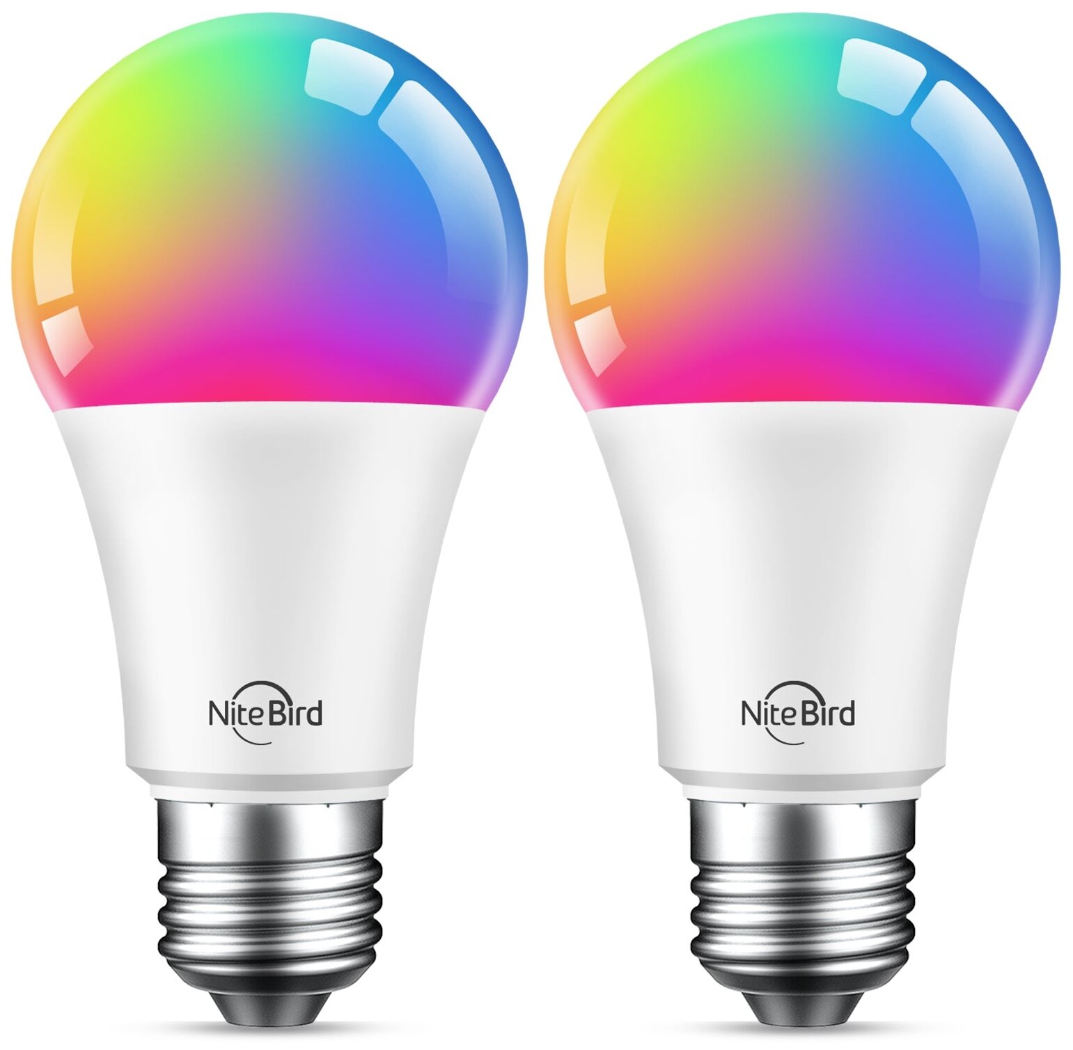 Комплект умных ламп Nitebird Smart bulb 2 шт, цвет мульти