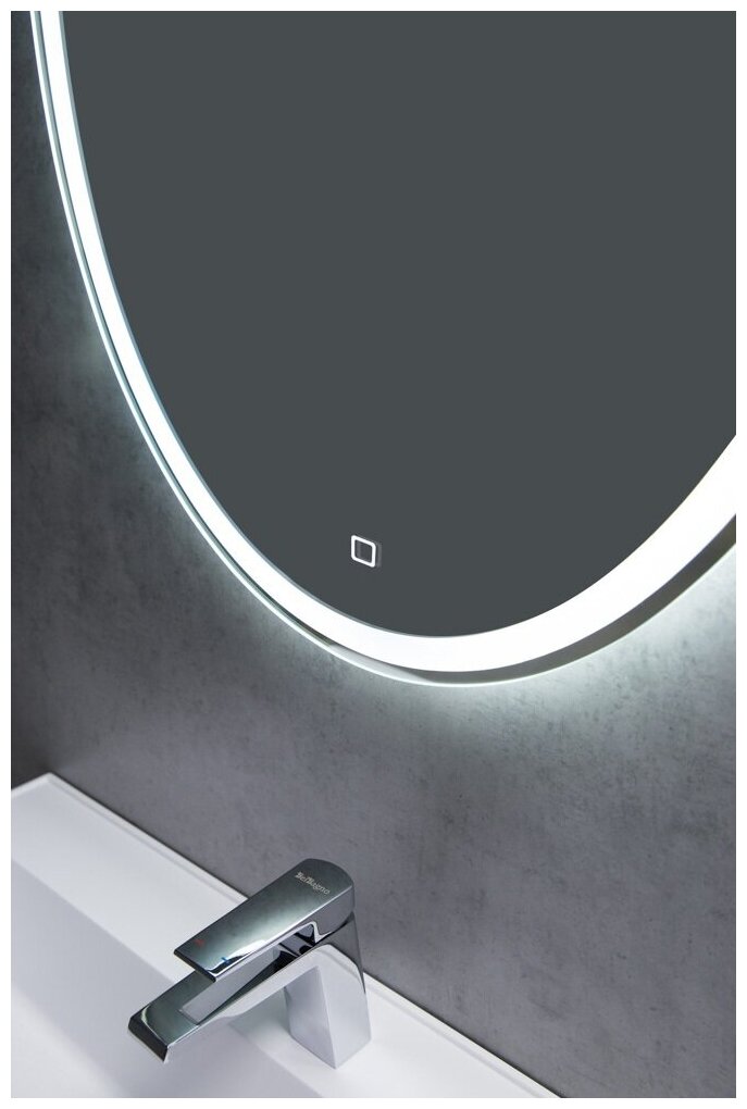 BelBagno Зеркало с встроенным светильником и сенсорным выключателем BelBagno SPC-VST-600-800-LED-TCH, 12W, 220-240V, 600x30x800 мм - фотография № 13