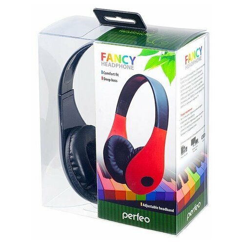 PERFEO Наушники Perfeo Fancy черные 52400₽
