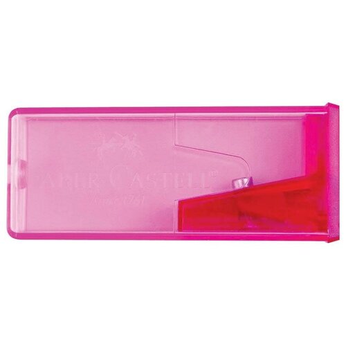 Faber-Castell Точилка пластиковая, 1 отверстие (флуоресцентные цвета) точилка пластиковая с контейнером