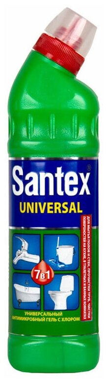 Гель с хлором Universal Santex, 750 мл, 750 г - фотография № 1