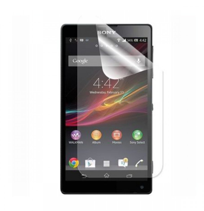 Защитная пленка MyPads для телефона Sony Xperia ZL (C6502) глянцевая