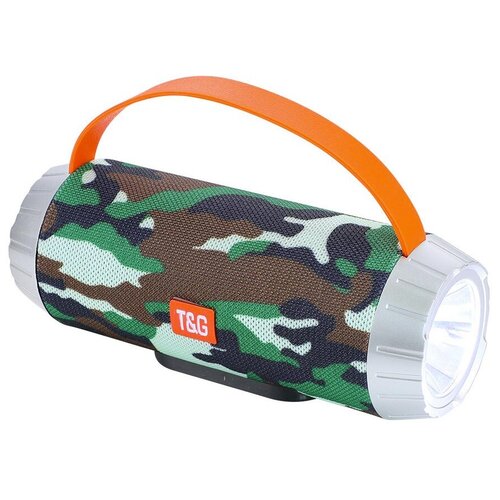 Беспроводная Bluetooth колонка T G TG-501 с фонариком синяя 105000₽