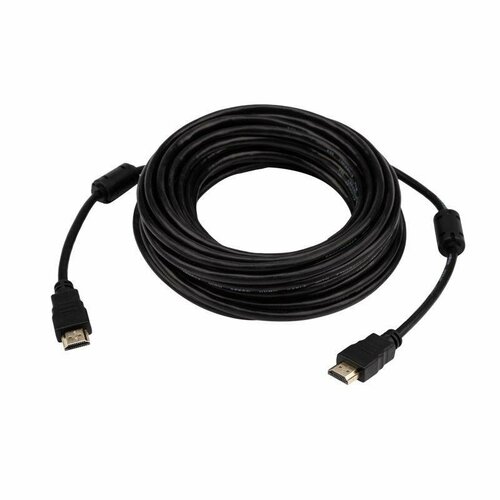 кабель hdmi hdmi 2 0 proconnect 17 6108 6 10 0м черный Кабель HDMI - HDMI 2.0 10м Gold, PROCONNECT 17-6108-6 (1 шт.)