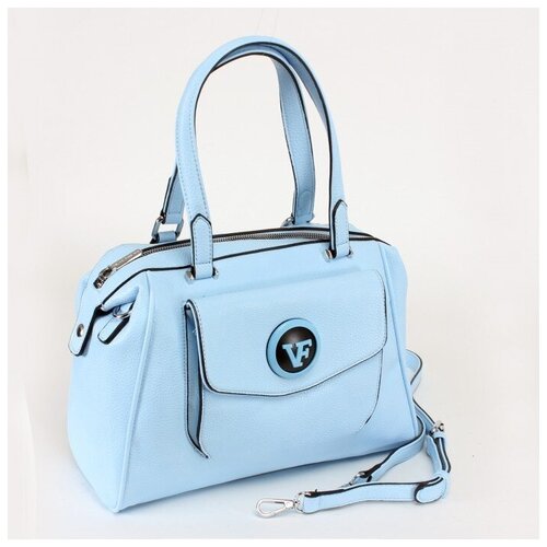 фото "сумка женская искусственная кожа vf-553011-с, 1отд+еврокарман, плечевой ремень, голубой sale 237073" velina fabbiano