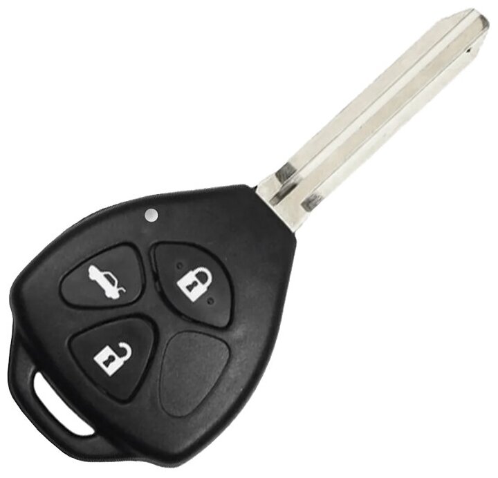 Корпус ключа зажигания Toyota с лезвием 3 кнопки