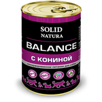 Влажный корм для собак Solid Natura конина - изображение