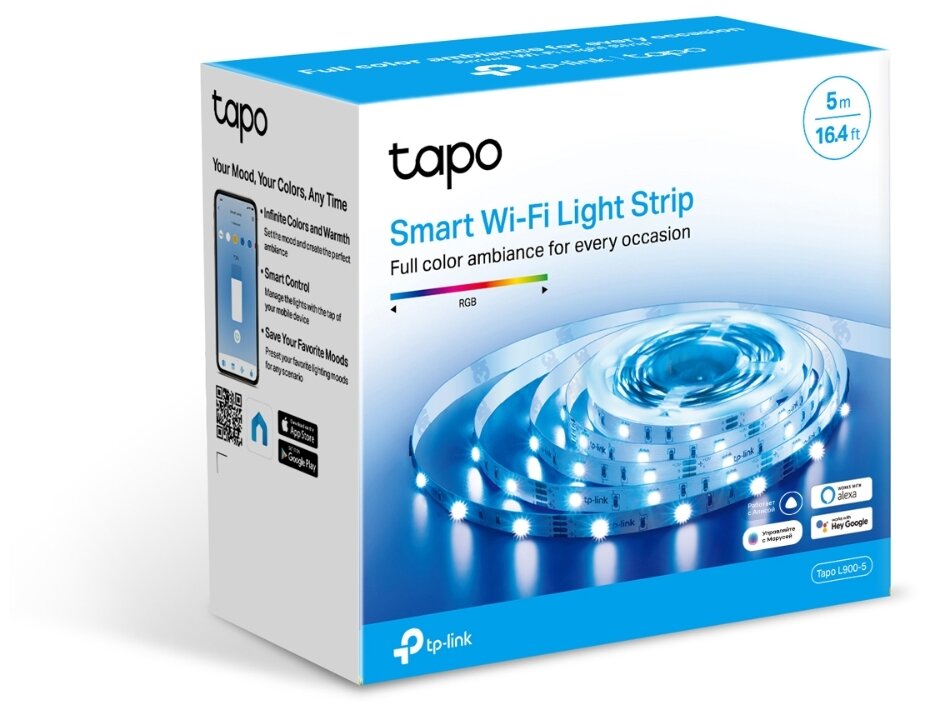 Умная LED-лента TP-Link Tapo L900-5 5m Color