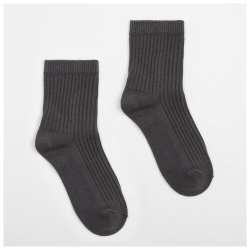 Носки детские MINAKU, цв. темно-серый, 9-12 л (р-р 35-36, 22-24 см)