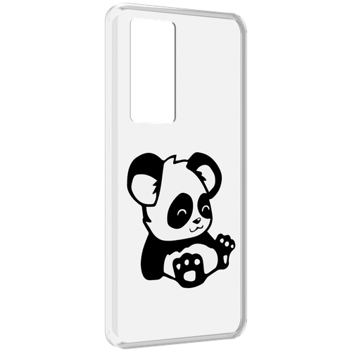Чехол MyPads панда-детеныш детский для Realme GT Master Explorer Edition задняя-панель-накладка-бампер чехол задняя панель накладка бампер mypads панда детеныш детский для realme x7