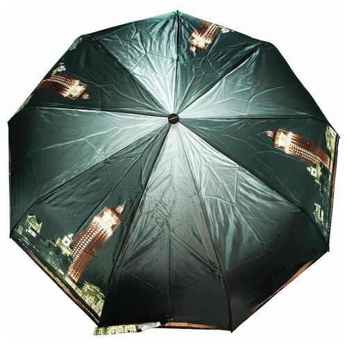 Мини-зонт Rainbrella, коричневый, черный