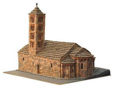 Сборная модель из керамики Domus Kits (Испания), Церковь Святой Марии, М.1:87