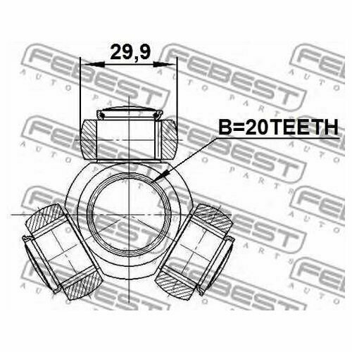 Трипоид Febest 0516DY3WAT