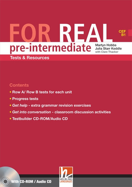 Книга For Real Pre-Intermediate Test Resource + CD+CDR - фото №1