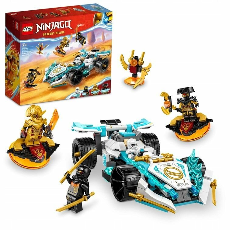 LEGO Ninjago Сила дракона Зейна: Гоночный автомобиль Кружитцу 71791 - фото №14