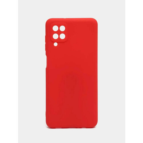 чехол силиконовый samsung a12 soft touch Чехол для Samsung Galaxy A12 / M12 (Самсунг А12 / М12), силиконовый, красный