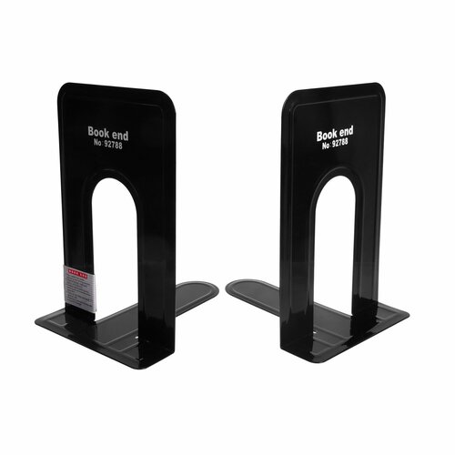 Держатель подставка для книг 2 штуки, металлические черные 22,7х17,4х14,8см