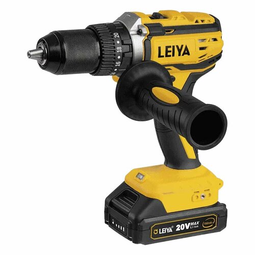 Аккумуляторная дрель-шуруповерт LEIYA LY-D8650 18В 15 Ач 50 Нм 994400₽