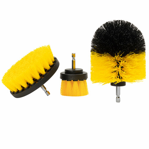 Набор щеток для чистки на дрель шуруповерт DLT 3шт арт1731 899₽