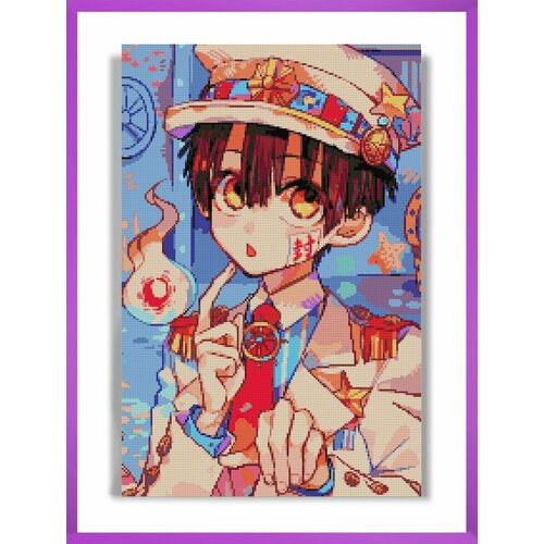 Алмазная мозаика на подрамнике - вышивка Туалетный мальчик - Ханако Арт 40 х 60 см