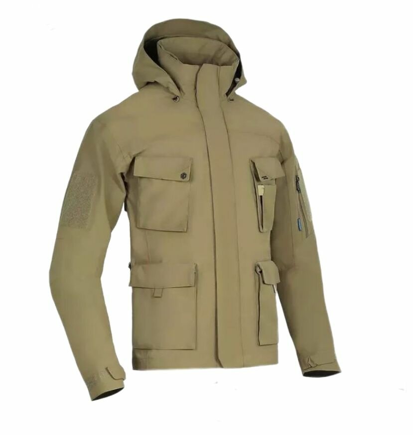 Куртка  Осень-зима 2025, размер M, хаки — фото 1