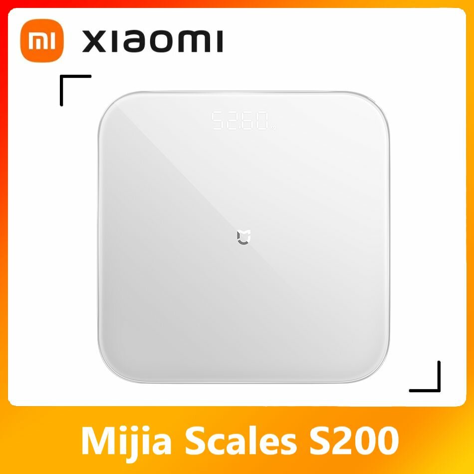 Умные весы Xiaomi Mijia S200 (XJTZC02YM) white, до 150кг, белые — фото 1