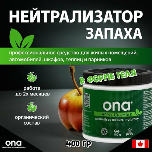 Нейтрализатор запаха ONA Gel Apple Crumble 400 гр.