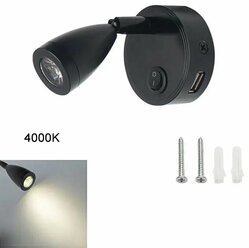 Настенный светильник GY LED 2Вт с USB портом