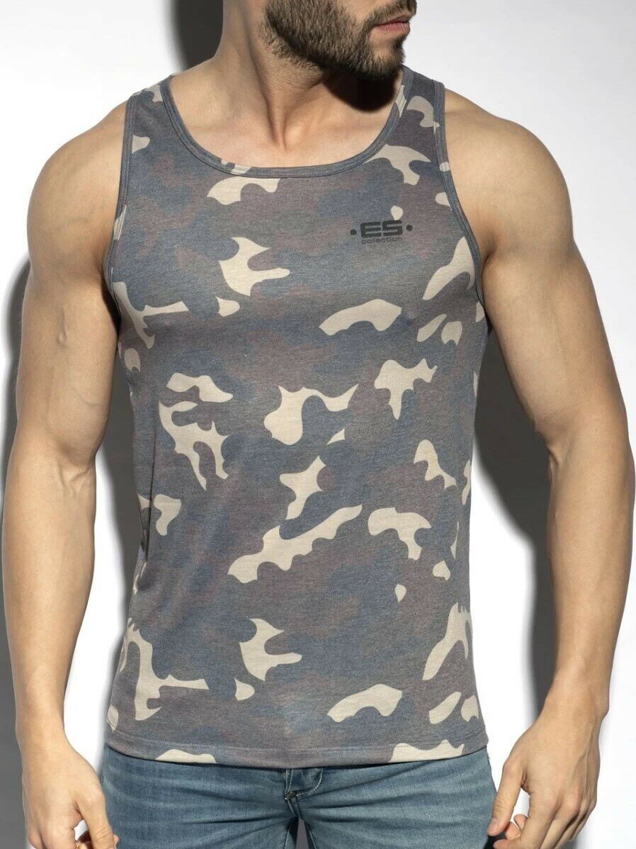 Майка ES Collection Basic Tank Top, размер XL, камуфляж