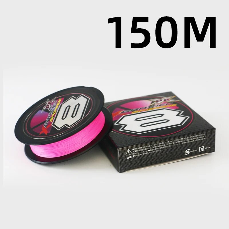 Японская плетёная рыболовная леска G-SOUL X8 розового цвета Основная леска 1.0 Розовый