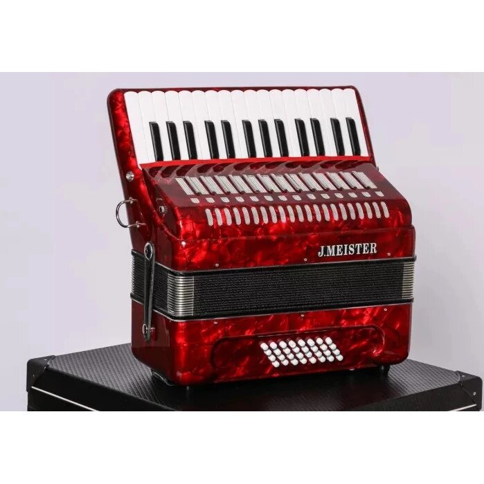 Аккордеон Pierre Cesar J.Meister BM1306-RED — фото 1