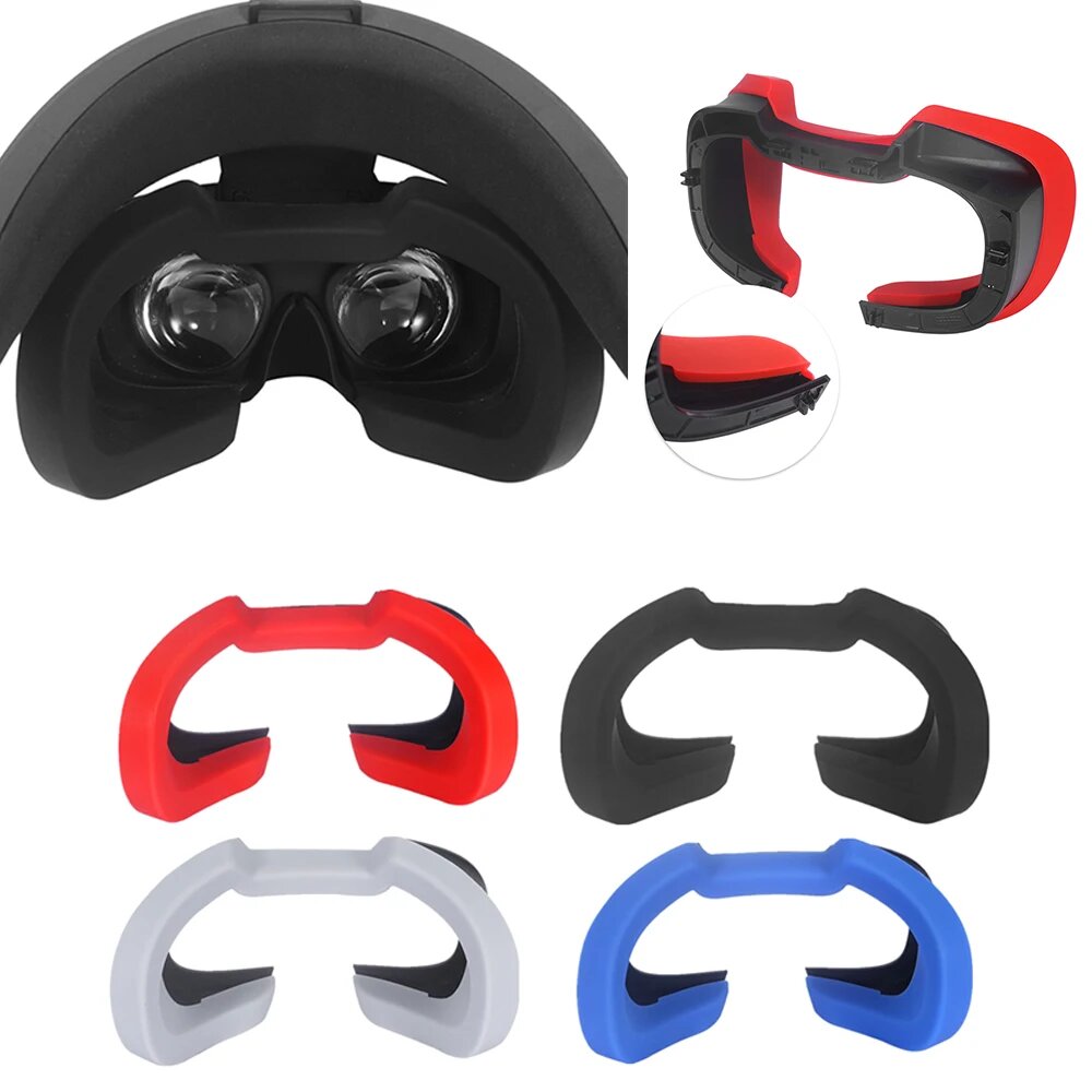 Силиконовая маска для глаз Oculus Rift S VR, Черный — фото 1