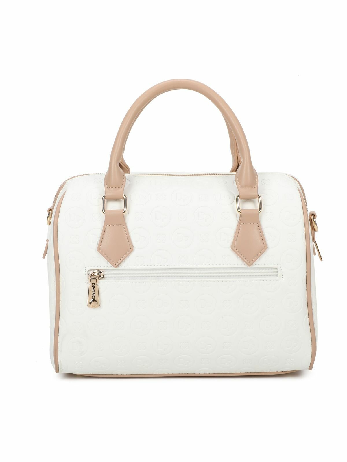 Сумка кросс-боди Daniele Patrici, фактура матовая, рельефная, белый1 — фото 1