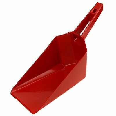 Совок для продуктов Буревестник "Садовник" пластмассовый 1 л, 12х20х11 см, красный (348-00)