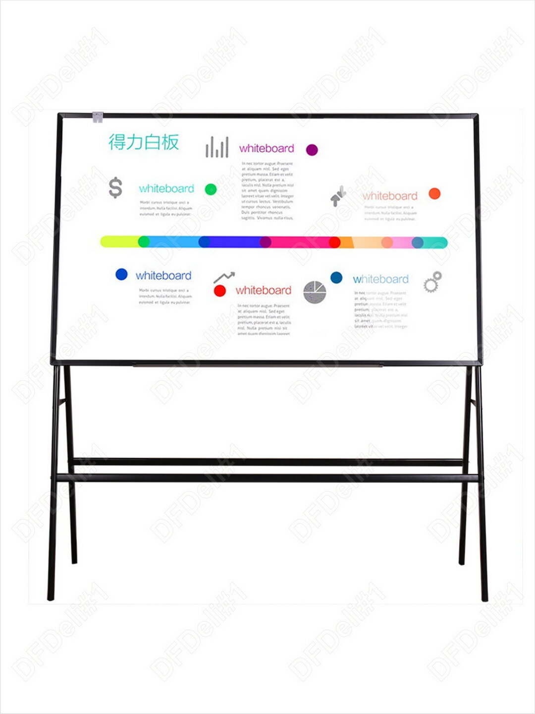 Доска белая с подставкой 90х150 см, 8785 Deli — фото 1