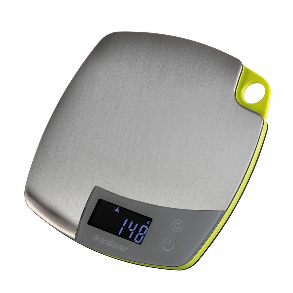 Весы кухонные электронные Endever KS-524, до 5кг, тарокомпенсация, батарейки в комплекте