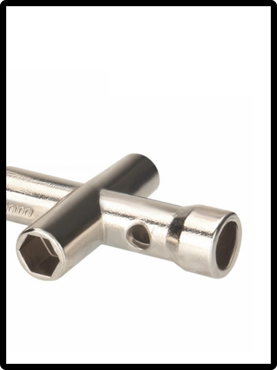 Ключ для сопла 3D-принтера X-образной формы, для E3D, 4/5/5.5/7 мм — фото 1