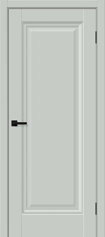 Межкомнатная Дверь ПЭТ Bravo Прима-0 Grey Silk 700х2000мм (полотно 1шт) / Браво