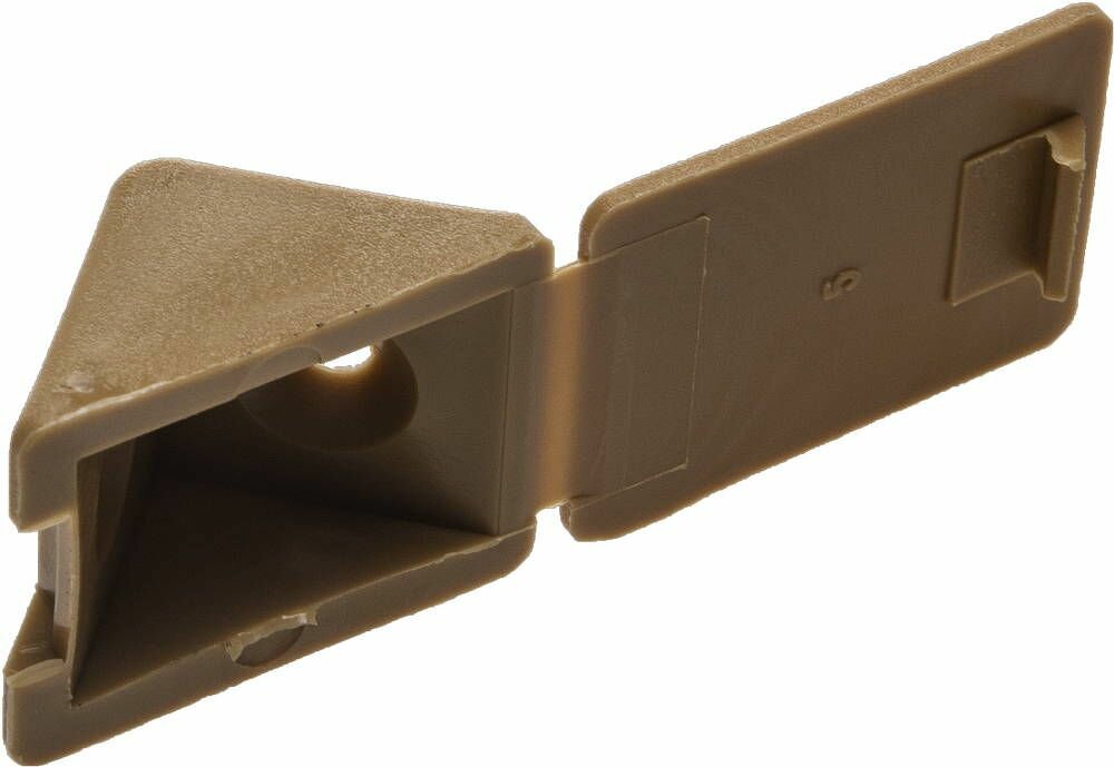 Цветной мебельный уголок ЗУБР бук 4.0 x 15 мм 4 штуки с шурупом 4-308256-2