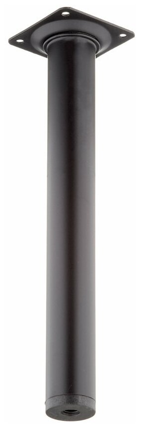 Ножка мебельная стальная 30х250 мм черная (1 шт.) - фотография № 2