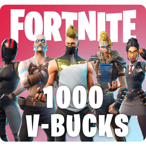 Игровая валюта Fortnite - 1000 V-Bucks / Активируется на любом устройстве / Весь мир, Россия, Беларусь карта пополнения fortnite 1000 в баксов v bucks