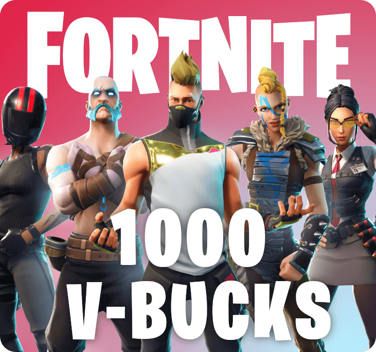 Игровая валюта Fortnite - 1000 V-Bucks / Активируется на любом устройстве / Весь мир, Россия, Беларусь