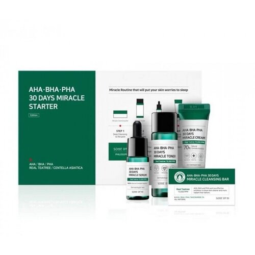 Some By Mi Набор для проблемной кожи с кислотами - AHA-BHA-PHA 30 days miracle starer kit edition